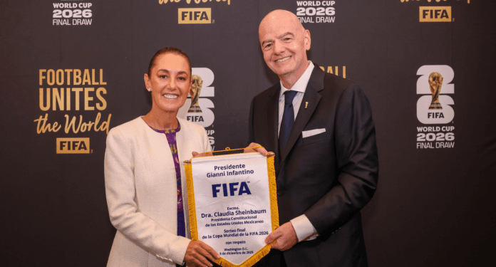 Infantino refrenda ante Sheinbaum su respaldo a México rumbo al Mundial 2026
