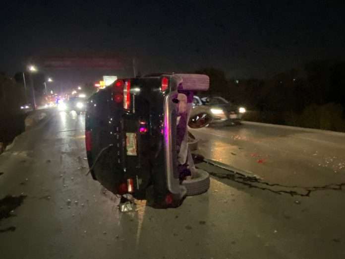 volcadura en Saltillo