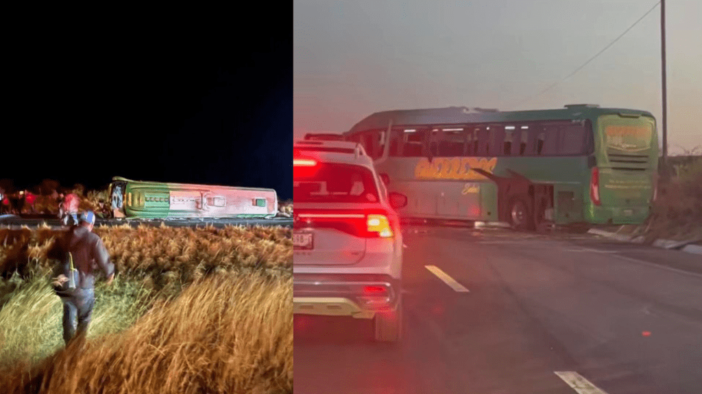 Accidente por la mañana