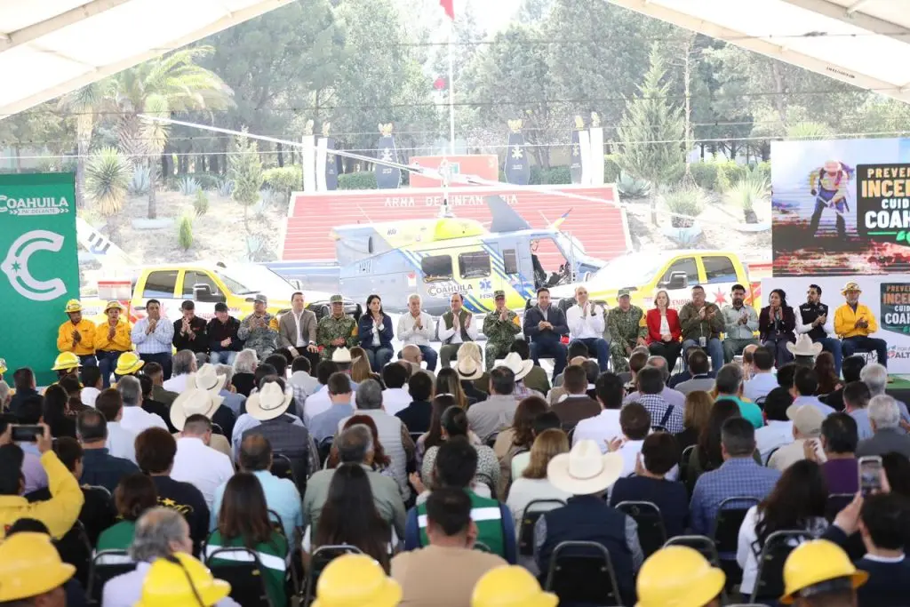 Arrancan en Coahuila gran operativo para la prevención y combate a incendios forestales