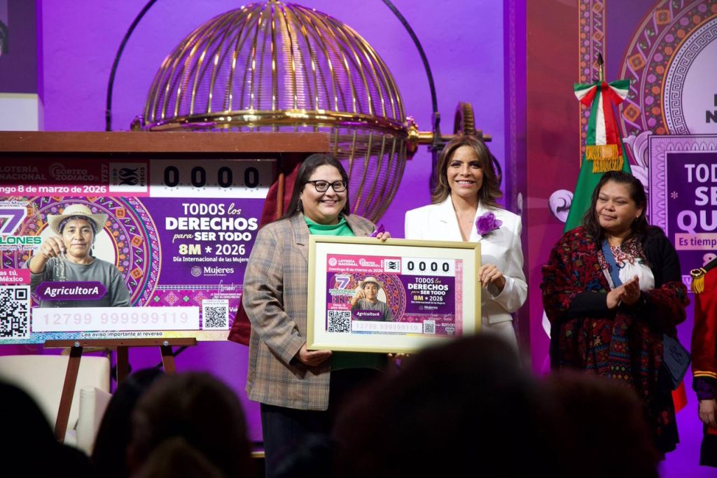 Billete de Lotería inscribe Día Internacional de las Mujeres para honrar su lucha histórica por la igualdad de derechos