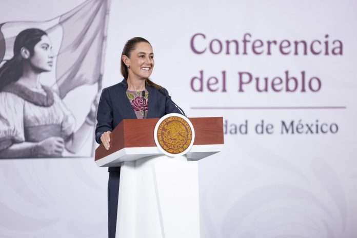 Claudia Sheinbaum destaca registro de 22.5 millones de empleos afiliados al IMSS, la cifra más alta para un mes de febrero