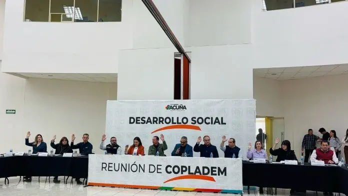 Aprueba COPLADEM inversión de 41 millones de pesos para obras en Acuña