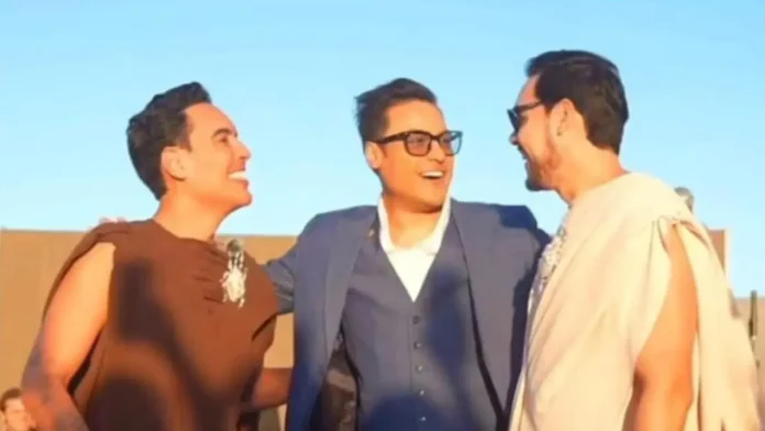 Carlos Rivera en boda de Un Tal Fredo