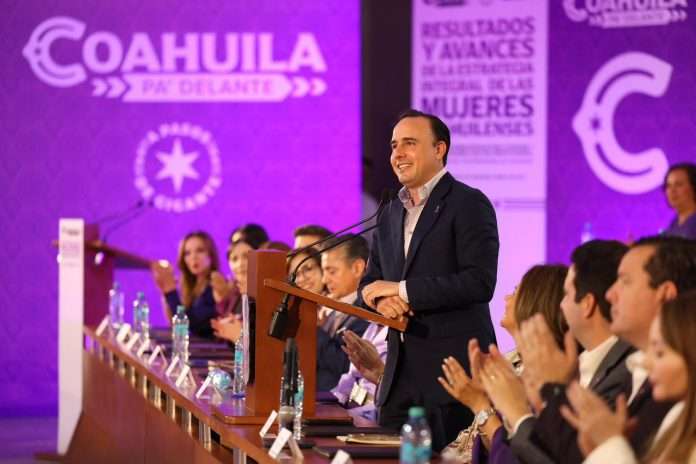 En Coahuila trabajamos todos los días por el bien de las mujeres: Manolo Jiménez