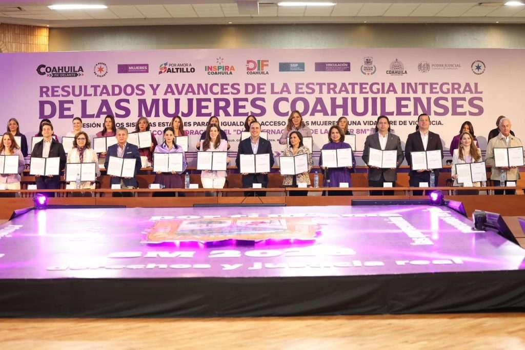 En Coahuila trabajamos todos los días por el bien de las mujeres: Manolo Jiménez