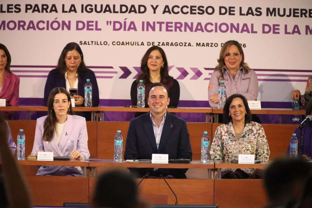 En Coahuila trabajamos todos los días por el bien de las mujeres: Manolo Jiménez