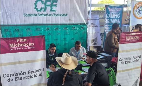 En el marco del Plan Michoacán, CFE atiende el 100% de solicitudes ciudadanas y avanza en obras de electrificación