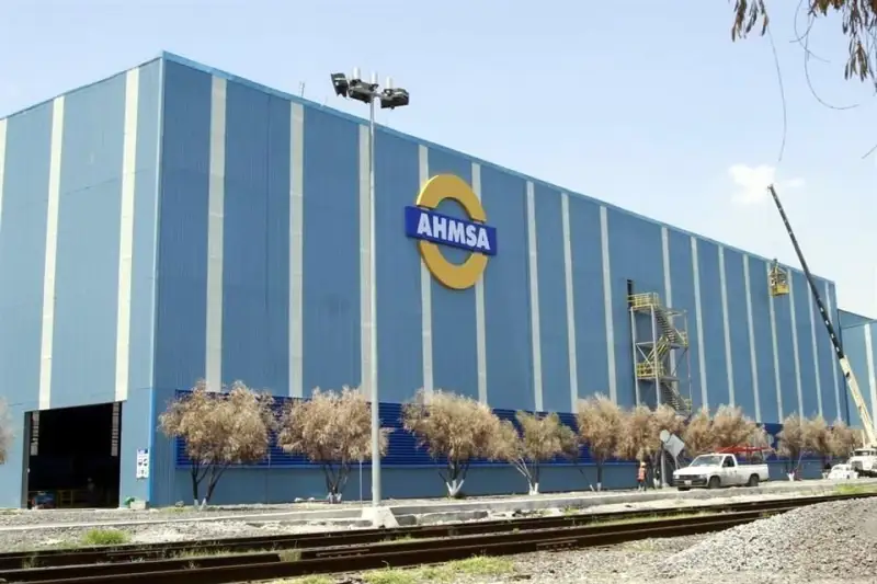 Planta siderúrgica previo a la subasta de AHMSA