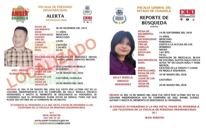 Operativo de búsqueda del niño desaparecido en Castaños y la adolescente Kelly