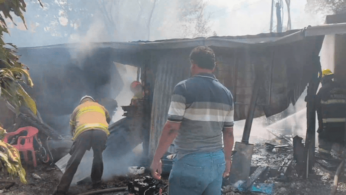 Incendio en vivienda