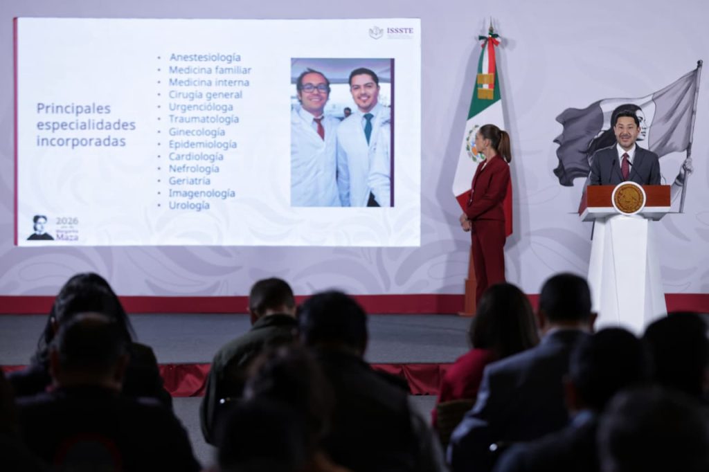 Informa Martí Batres contratación de mil 295 especialistas para reforzar atención a la derechohabiencia del ISSSTE