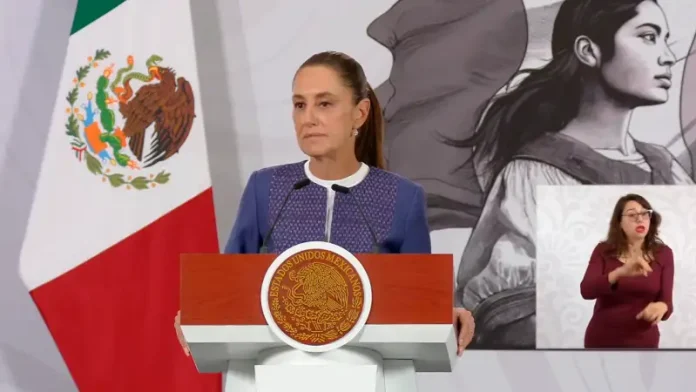 La presidenta Claudia Sheinbaum