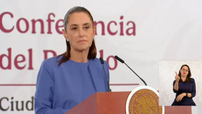 La presidenta Claudia Sheinbaum
