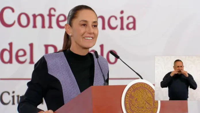 La presidenta Claudia Sheinbaum