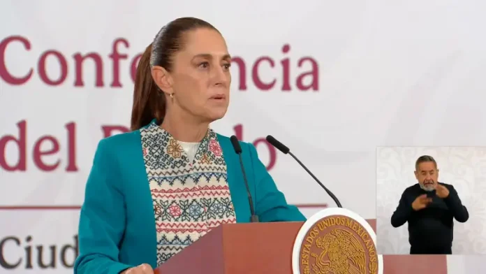 La presidenta Claudia Sheinbaum