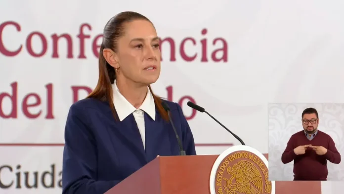 La presidenta Claudia Sheinbaum