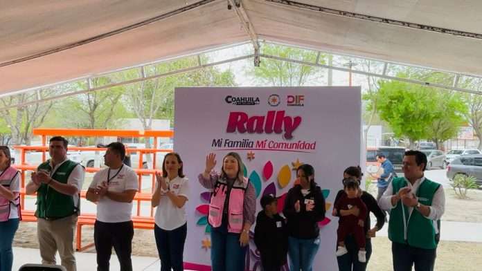 Celebran en Acuña el rally ‘’Mi familia, mi comunidad’’ por el Día de la Familia