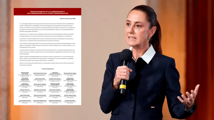 Respaldo a Claudia Sheinbaum