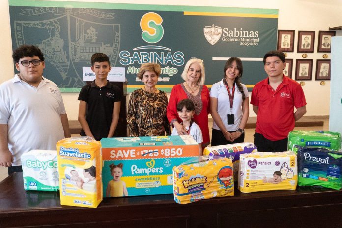 Agradece DIF Sabinas solidaridad de instituciones educativas en apoyo a familias
