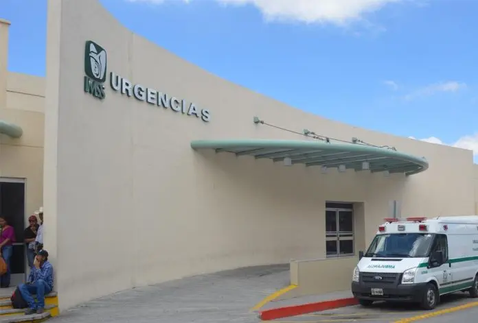 Fachada de la Unidad de Medicina Familiar del IMSS, donde Brandon fue atendido por traumatismo craneal.