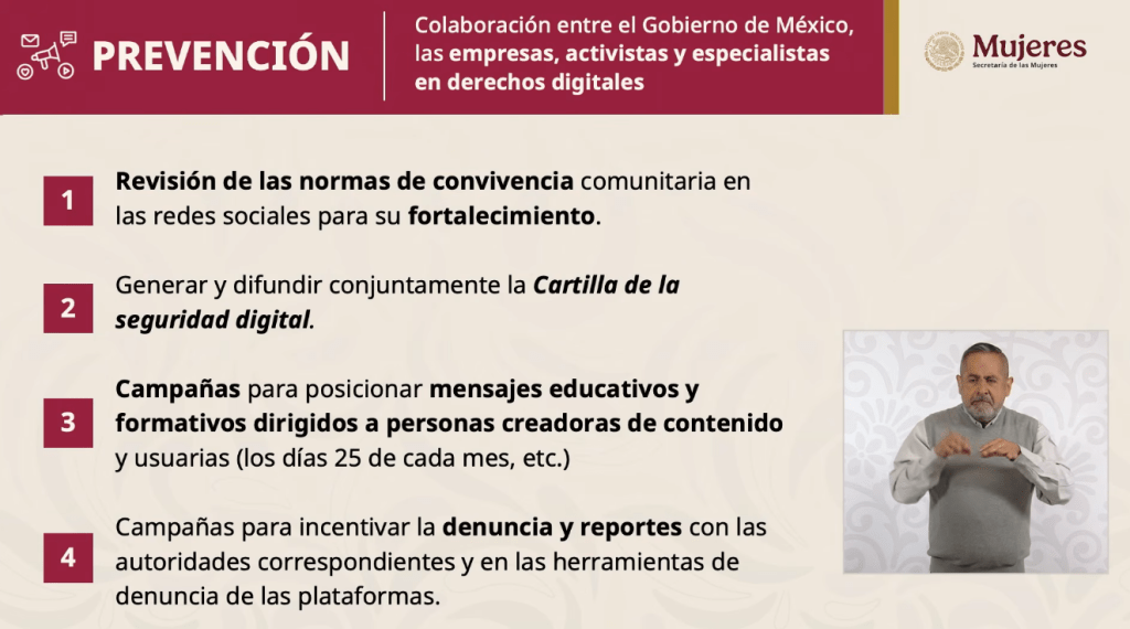 Acuerdo violencia digital