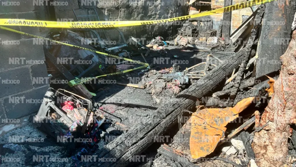 Casa incendiada en Monclova 