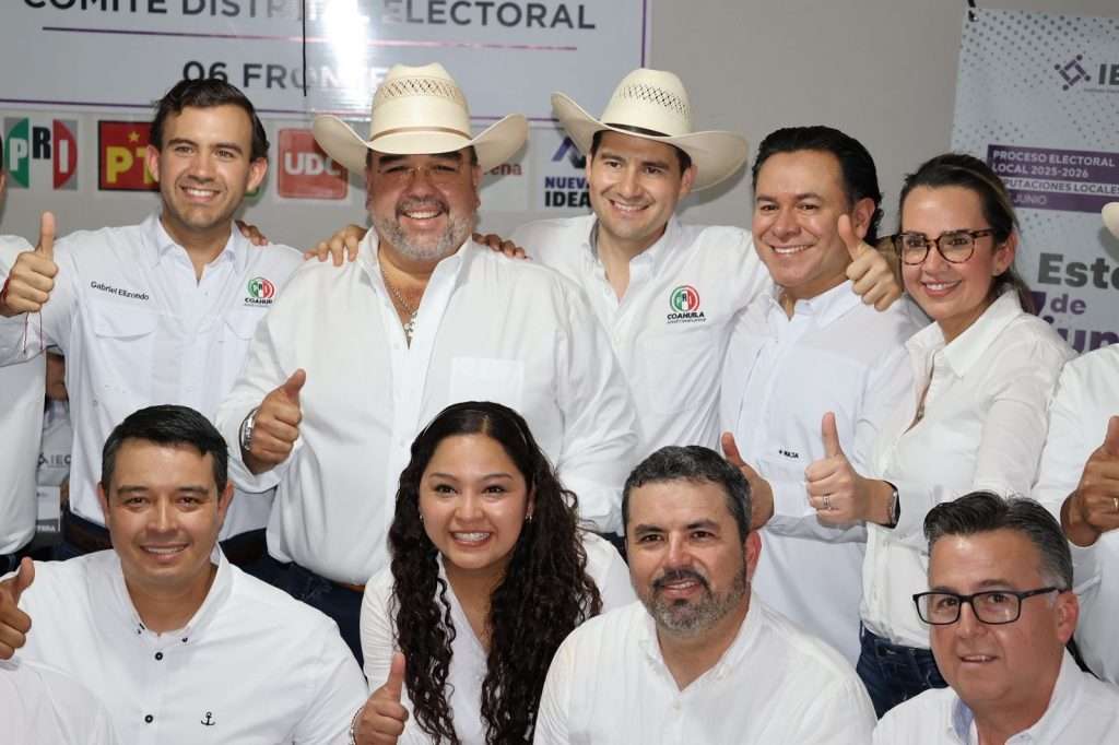 Respaldan priistas de la región Centro Desierto a sus candidatos a diputados locales en masiva toma de protesta