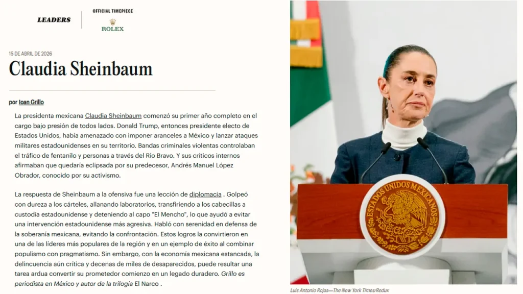 Claudia Sheinbaum TIME