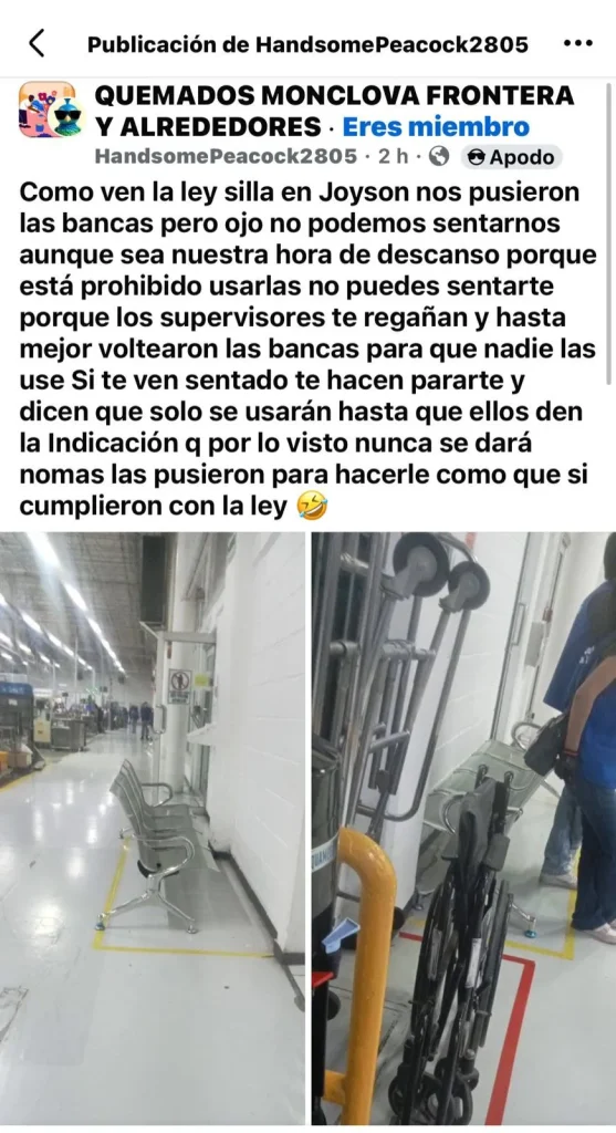 Denuncia en Facebook