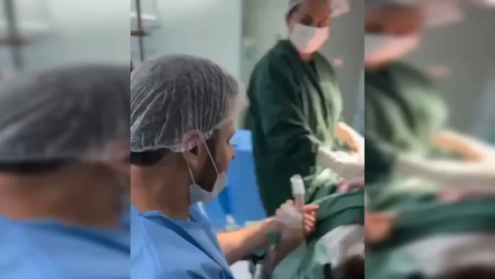 Hombre se demaya en quirófano