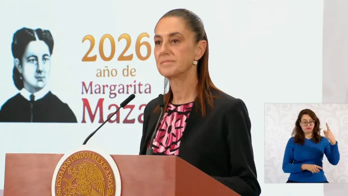 La presidenta Claudia Sheinbaum