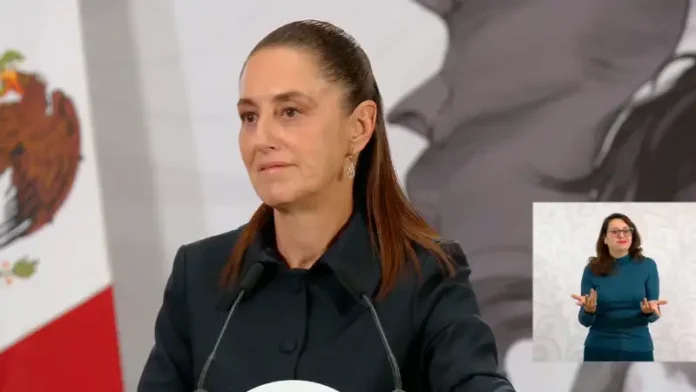 La presidenta Claudia Sheinbaum