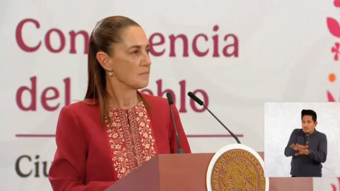 La presidenta Claudia Sheinbaum