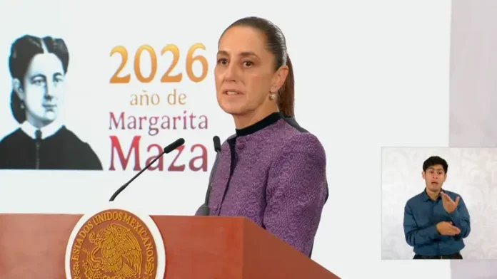 La presidenta Claudia Sheinbaum