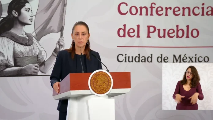 La presidenta Claudia Sheinbaum