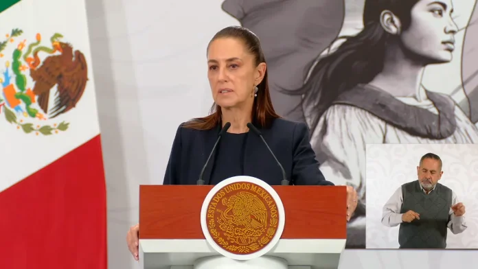 La presidenta Claudia Sheinbaum Pardo