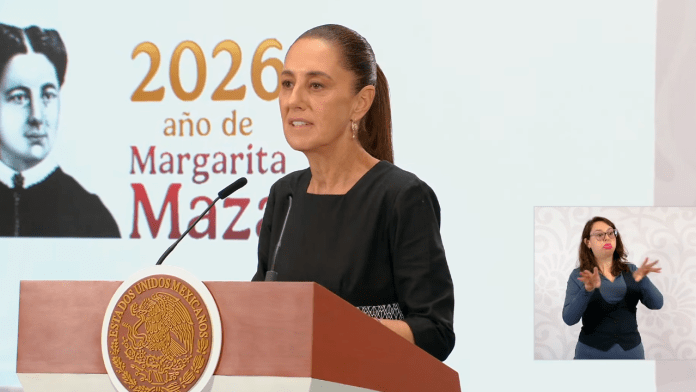 La presidenta Claudia Sheinbaum Pardo