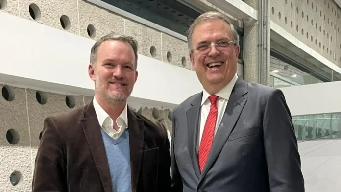 Marcelo Ebrard y Jaimeson Greer