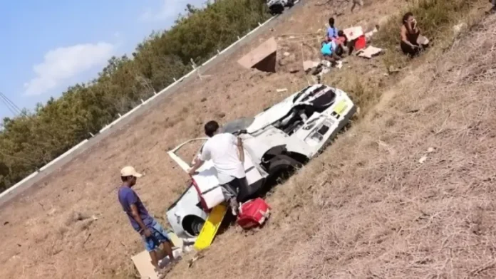 Volcadura en Acapulco