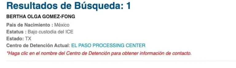 Información de ICE: