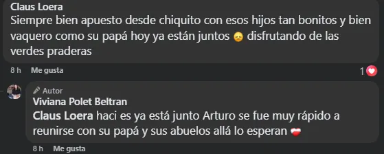 Comentario de Facebook