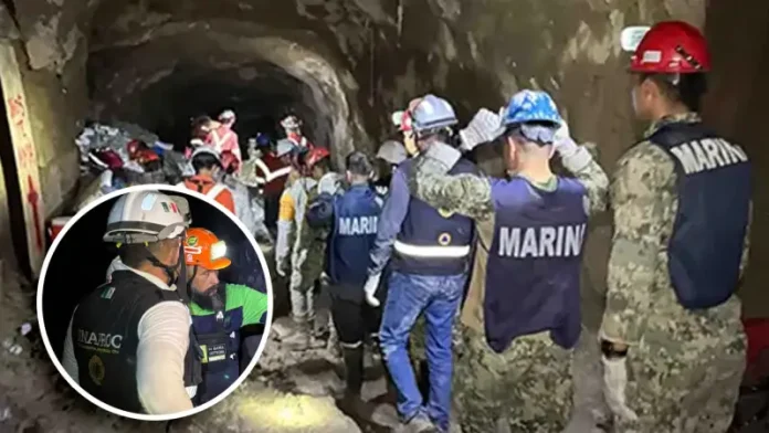 rescate en mina de Sinaloa tras detectar filtraciones de agua