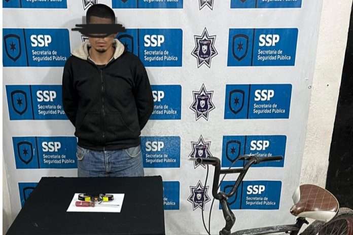 Detiene Seguridad Pública a hombre señalado por daños en Acuamático