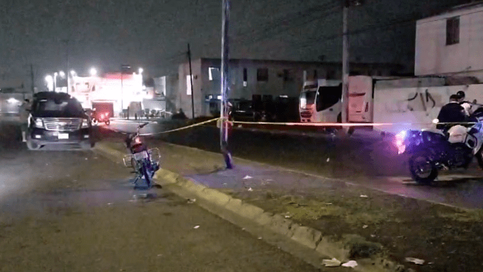 Accidente de moto en Escobedo