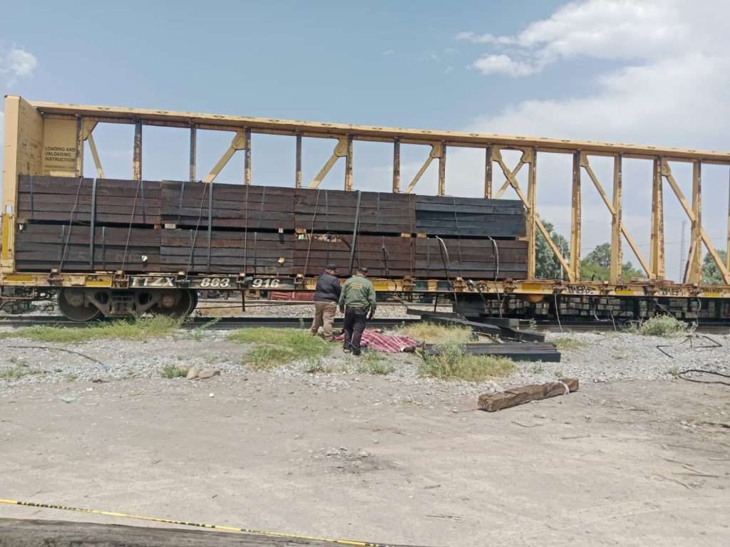 Accidente ferroviario en Ramos Arizpe