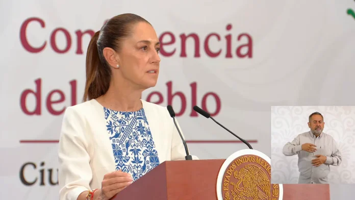 La presidenta Claudia Sheinbaum