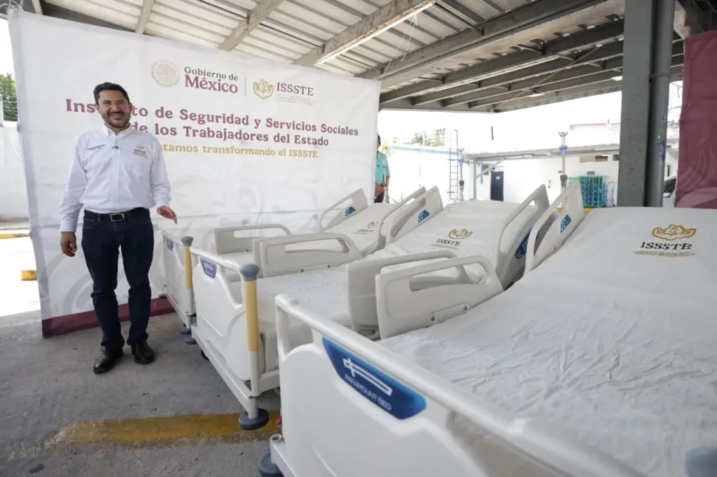 Renueva Martí Batres 103 camas hospitalarias en el Hospital Regional "Elvia Carrillo Puerto" del ISSSTE en Mérida, Yucatán