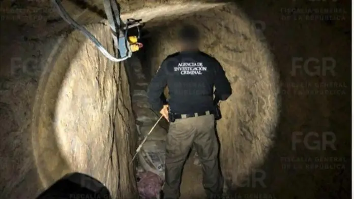 Túnel clandestino en Nuevo León