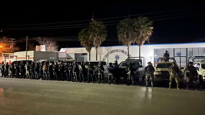 Autoridades refuerzan operativos de seguridad en Múzquiz y la Región Carbonífera para mantener el orden durante el proceso electoral.